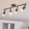 Planes Plafondlamp LED Roest, 4-lichts