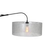 Steinhauer Gramineus Muurlamp Zwart, Zilver, 1-licht