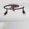 Planes Plafondlamp LED Roest, 3-lichts
