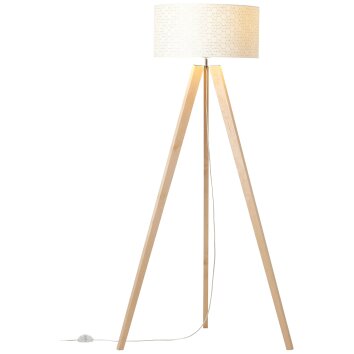 Brilliant Galance Staande lamp Wit, 1-licht