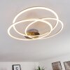 Johsa Plafondlamp LED Nikkel mat, Zilver, 3-lichts