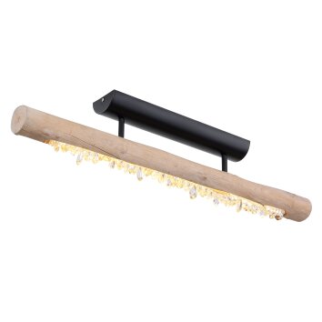 Globo FELICITAS Plafondlamp Zwart, 1-licht