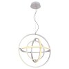 Globo KURUS Hanger LED Nikkel mat, 1-licht