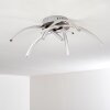Wikon Plafondlamp LED Nikkel mat, 5-lichts