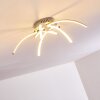 Wikon Plafondlamp LED Nikkel mat, 5-lichts