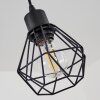 Cool Spring Hanglamp Hout donker, Zwart, 4-lichts