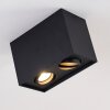 Betsie Plafondlamp Zwart, 2-lichts