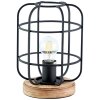 Brilliant Gwen Tafellamp Hout licht, Zwart, 1-licht