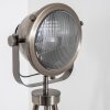 Lambton Staande lamp Donkerbruin, Zilver, 1-licht