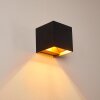 Badajoz Muurlamp Koperkleurig, Zwart, 1-licht