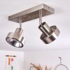 Chagres Plafondlamp Nikkel mat, 2-lichts