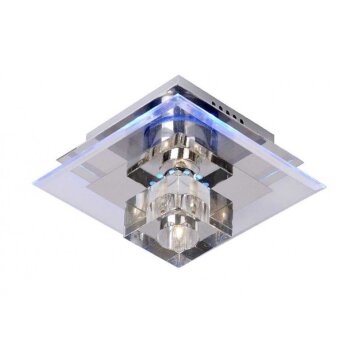 Lucide CRISTY Plafondlamp Wit, 1-licht, Kleurwisselaar