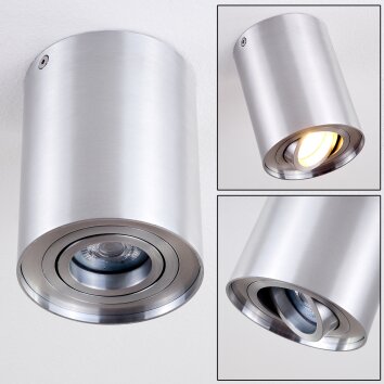 Betsie Plafondlamp Nikkel mat, 1-licht