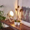 Novilly Tafellamp Hout licht, 1-licht