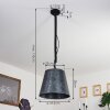 Malcotal Hanger Zwart, 1-licht