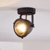 Glostrup Plafondlamp LED Zwart, 1-licht