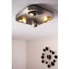 Granada Plafondlamp LED Nikkel mat, 4-lichts