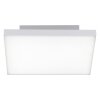Leuchten-Direkt CANVAS Plafondlamp LED Wit, 1-licht, Afstandsbediening