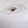 Cheka Plafondlamp LED Nikkel mat, 2-lichts, Afstandsbediening