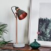 Guinzo Tafellamp Grijs, Koperkleurig, 1-licht