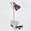 Guinzo Tafellamp Grijs, Koperkleurig, 1-licht