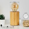 Castellar Tafellamp Hout licht, 1-licht