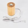Castellar Tafellamp Hout licht, 1-licht