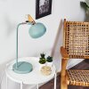 Breamo Tafellamp Groen, Hout donker, 1-licht