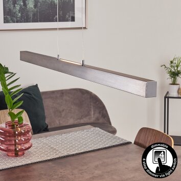 Tumbila Hanglamp LED Nikkel mat, 1-licht