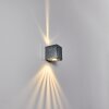 Mora Buiten muurverlichting LED Nikkel mat, 2-lichts