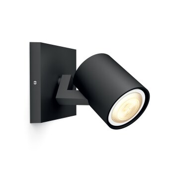 Philips Hue Ambiance White Runner Wandspot basis LED Zwart, 1-licht