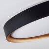 Beade Plafondlamp LED Goud, Zwart, 1-licht, Afstandsbediening