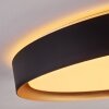 Beade Plafondlamp LED Goud, Zwart, 1-licht, Afstandsbediening