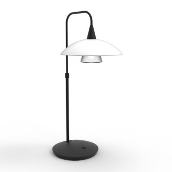 Steinhauer Tallerken Tafellamp LED Zwart, 6-lichts