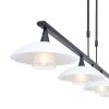 Steinhauer Tallerken Hanglamp LED Nikkel mat, 4-lichts