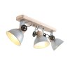Steinhauer Gearwood Spotlamp Hout licht, 3-lichts