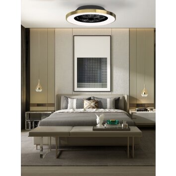Mantra TIBET plafondventilator LED Wit, 1-licht, Afstandsbediening