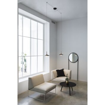 Mantra ORION Hanger LED Messing, Zwart, 1-licht