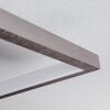 Momahaki Plafondlamp LED Nikkel mat, 1-licht, Afstandsbediening
