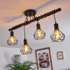 Baripada Hanglamp Zwart, 4-lichts