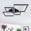 Cavareno Plafondlamp LED Zwart, 1-licht, Afstandsbediening