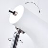 Corralcay Staande lamp Chroom, Wit, 1-licht