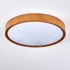 Nexo Plafondlamp LED houtlook, Wit, 1-licht