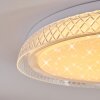 Feletto Plafondlamp LED Wit, 1-licht, Afstandsbediening