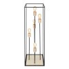 Globo HAGAR Staande lamp Zwart, 5-lichts