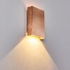 Benin Muurlamp LED Koperkleurig, 2-lichts