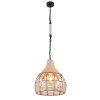 Globo HALIA Hanger Bruin, Zwart, 1-licht