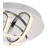 Globo KEANA Plafondlamp LED Chroom, 1-licht