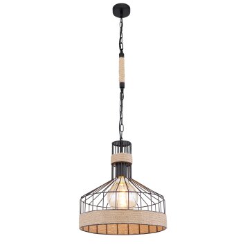 Globo HALIA Hanger Bruin, Zwart, 1-licht