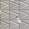 Torresella Plafondlamp LED Nikkel mat, 2-lichts, Afstandsbediening